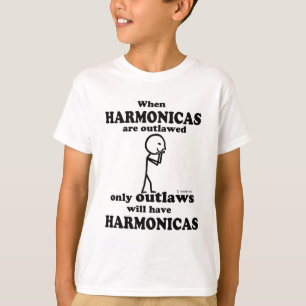 Harmonicas Outlawed T-Shirt