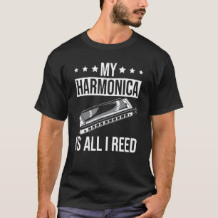 Harmonicist Reed Harmonica T-Shirt