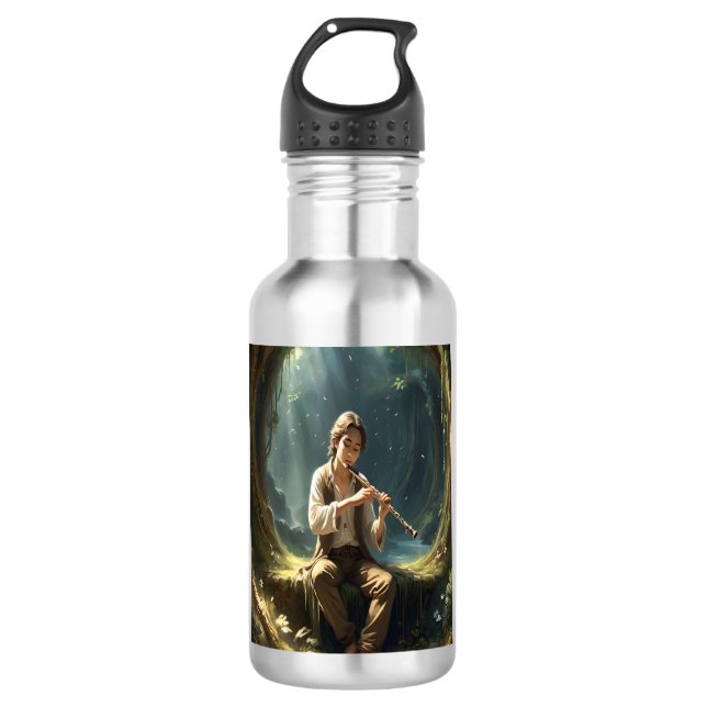 Harmonies of Nature Stainless Steel Water Bottle (Front)