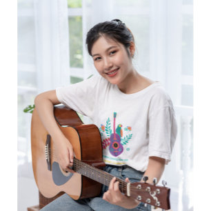Harmonious Daisies, Guitar Gigs, and Songbird Symp T-Shirt