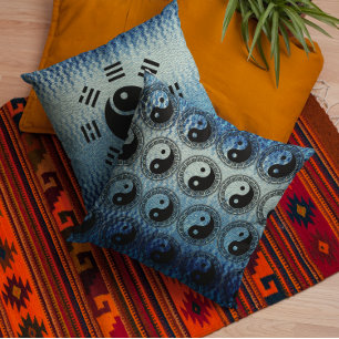 Harmonious Dualism and Clinical Comfort Throw Pillow