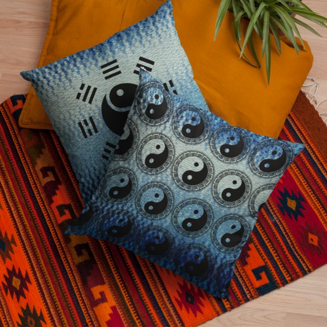 Harmonious Dualism and Clinical Comfort Throw Pillow (Creator Uploaded)