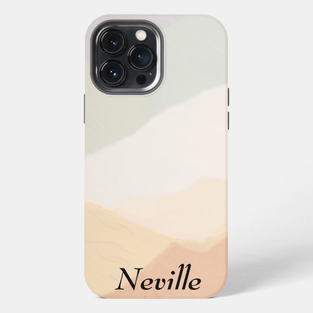 Harmonious Earth Colors Iphone Case (Back)