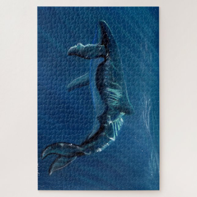 Harmonious Humpback Whale Puzzle (Vertical)