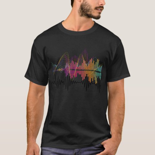 Harmonious Waves of Color T_Shirt