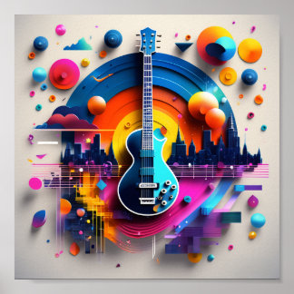 HarmoniSonic Fusion: A Visual Ode to the Beat and Poster