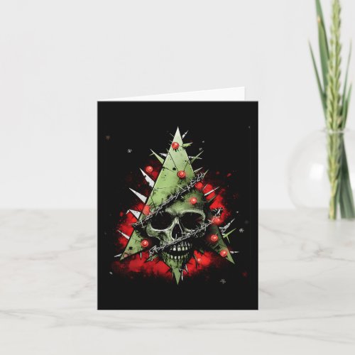 Harmonizing Contrasts Christmas Tree Meets Punk_Ro Card