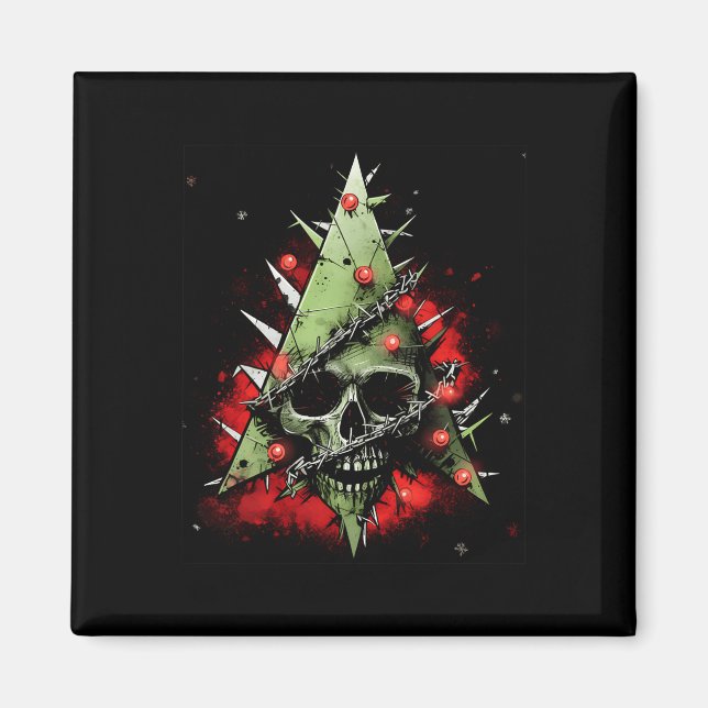 Harmonizing Contrasts Christmas Tree Meets Punk-ro Magnet (Front)