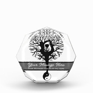 Harmony and Balance Yin Yang Acrylic Award