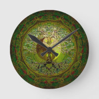Harmony, Balance, Tranquility 2 Round Clock