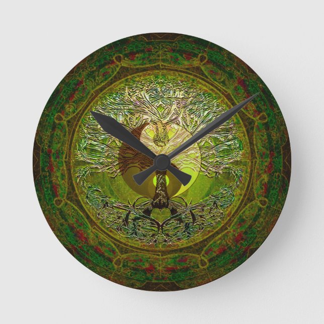Harmony, Balance, Tranquility 2 Round Clock (Front)