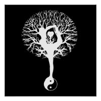 Harmony & Balance  Yin Yang Tree of Life Poster