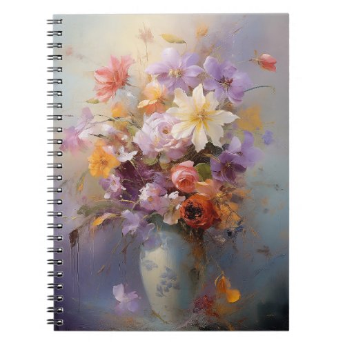 Harmony Bouquet beautiful flowers Notebook