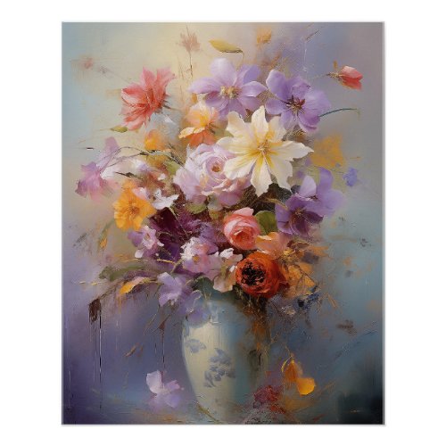 Harmony Bouquet beautiful flowers Poster