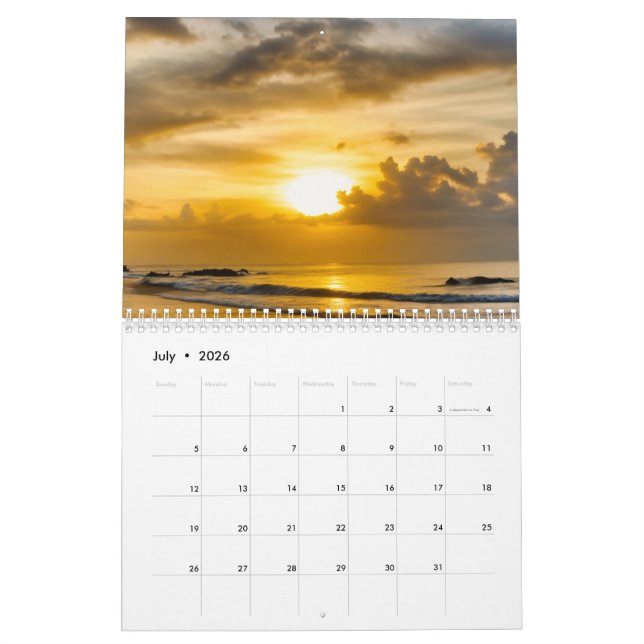 Harmony Calendar – Customized with Nature & Peace (Jul 2026)