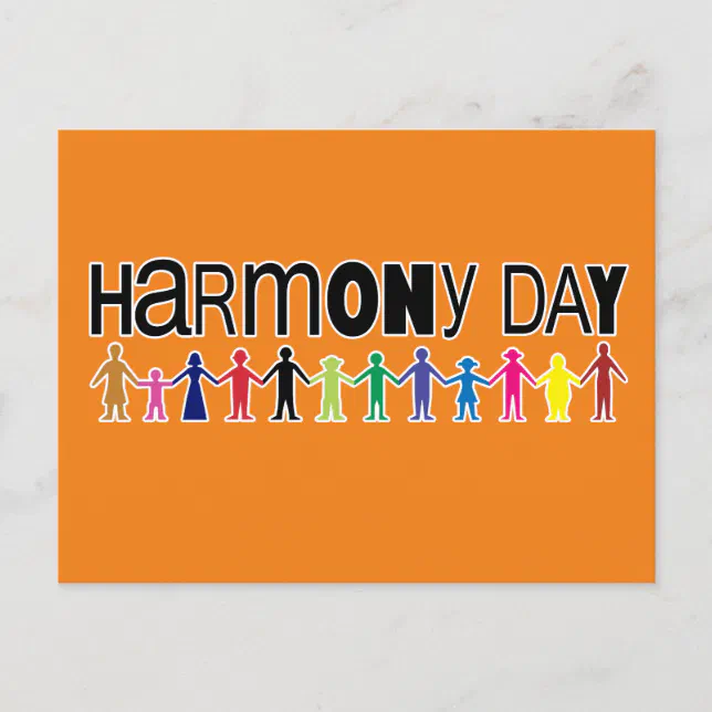 Harmony day 2024, Australia Postcard Zazzle