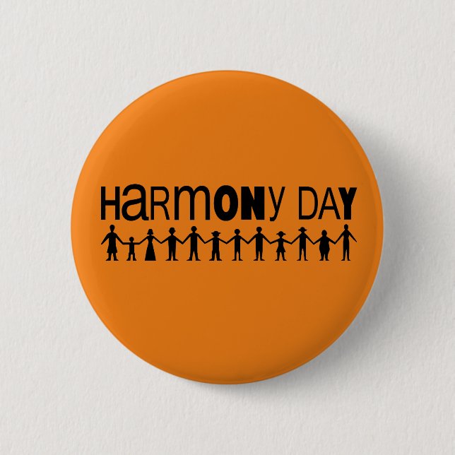 Harmony day, Australia Button (Front)