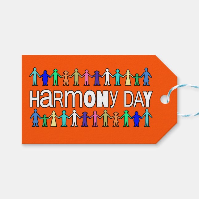 Harmony Day Australia  Gift Tags (Front (Horizontal))