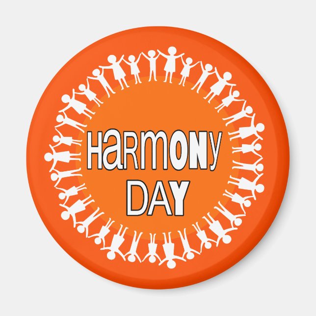 Harmony day, Australia Magnet (Front)