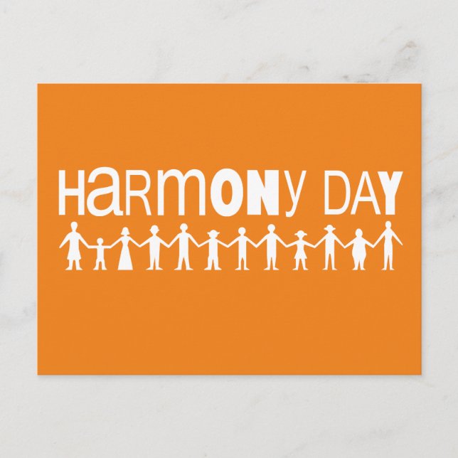 Harmony day, Australia Postcard (Front)