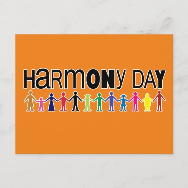 Harmony day, Australia  Postcard (Front)