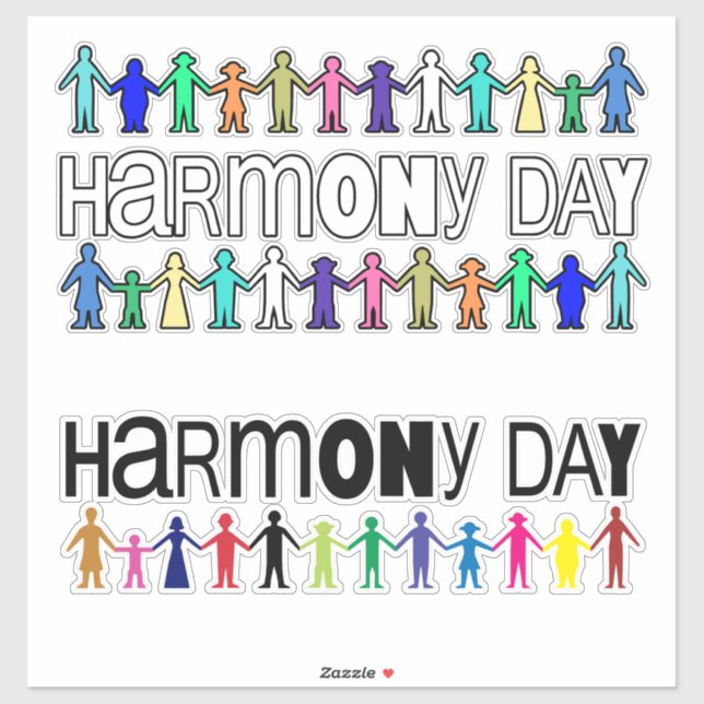 Harmony Day Australia  Sticker (Sheet)