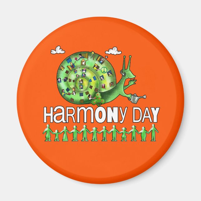 harmony day magnet (Front)