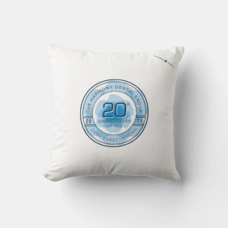 Harmony Dental 20th Anniversary Throw Pillow
