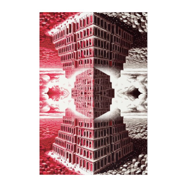 Harmony & Discord: Tower of Babel Acrylic Print (Front)