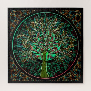 Harmony & Hope Tree Of Life Poster Jigsaw Puzzle by thetreeoflife at Zazzle