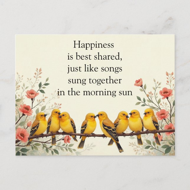 Harmony in Bloom Postcard (Front)