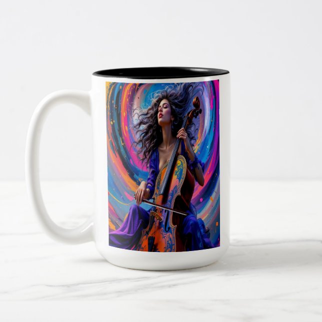 Harmony in Color Two-Tone Coffee Mug (Left)