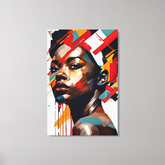 "Harmony in Contrast" Canvas Print (Front)