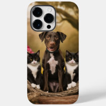 "Harmony in Fur: A Pet Family Portrait" Case-Mate iPhone 14 Pro Max Case