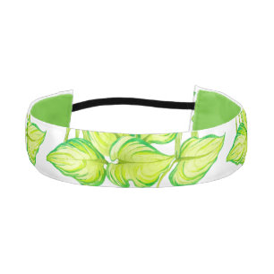 'Harmony in Green' on a Headband