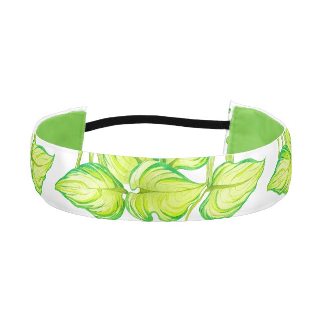 'Harmony in Green' on a Headband (Front)