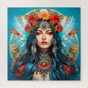 Harmony in Heritage - Art Nouveau Design Jigsaw Puzzle