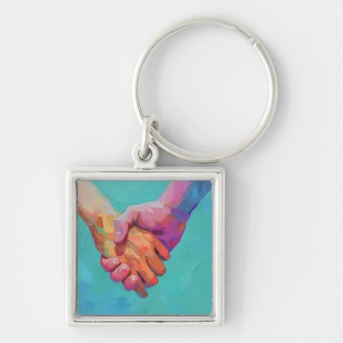 Harmony in Hues Keychain