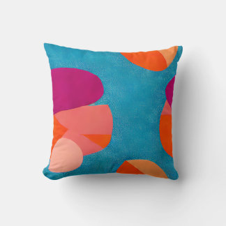 Harmony in Hues Throw Pillow