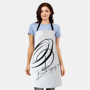 Harmony in Monochrome Apron