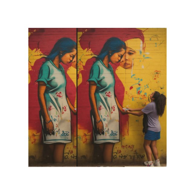 Harmony in Motion: Radiant Wall Art Composition" (Front)