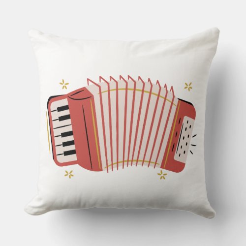 Harmony in Motion  Throw Pillow