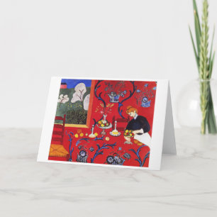 Harmony in Red, Matisse Card