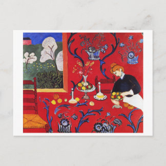Harmony in Red, Matisse Postcard