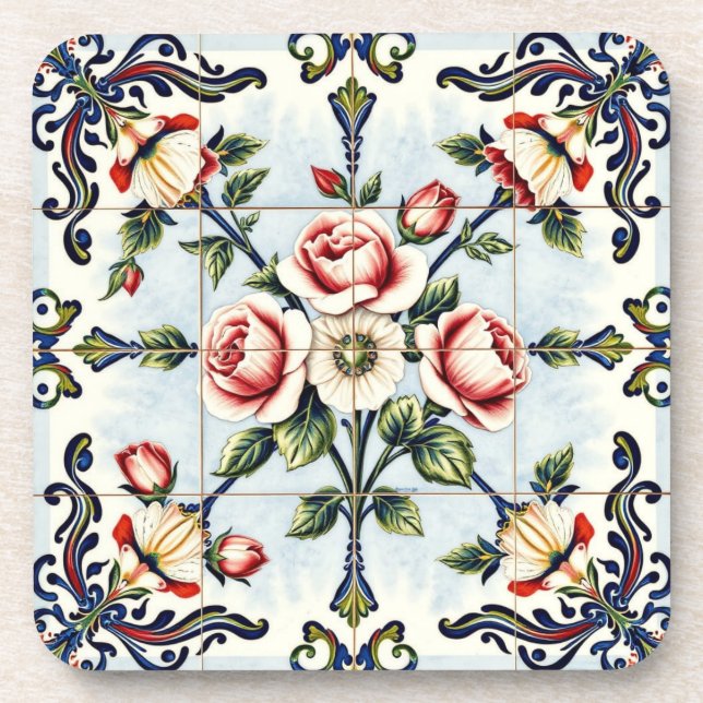 harmony in roses coaster (Front)