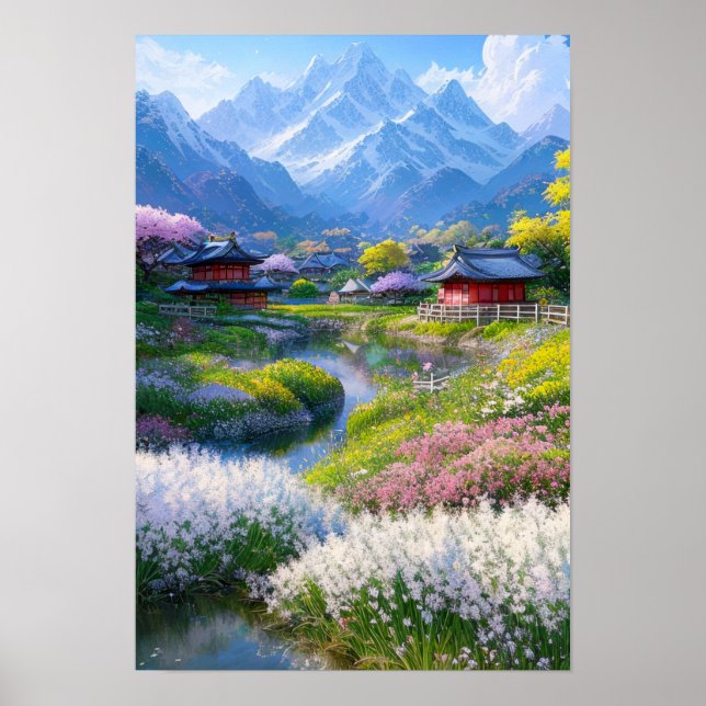 Harmony in the Countryside Poster (Front)