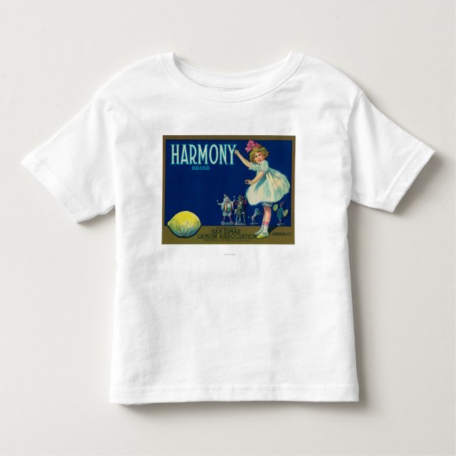 Harmony Lemon LabelSan Dimas, CA Toddler T-shirt (Front)