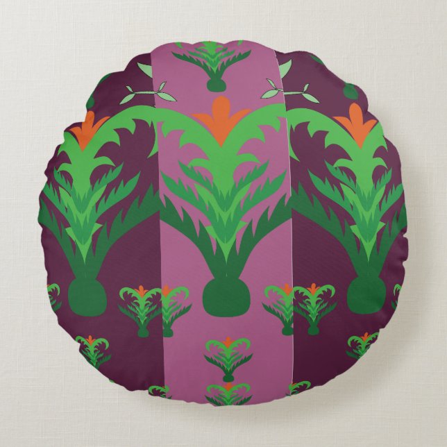 Harmony Line Pattern Decorative Throw Pillow – Bal (Front)