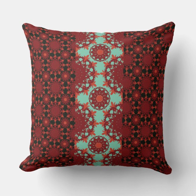 Harmony Line Pattern Decorative Throw Pillow – Bal (Front)