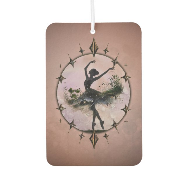 Harmony of Movement The ballerina in the starlight Air Freshener (Front)